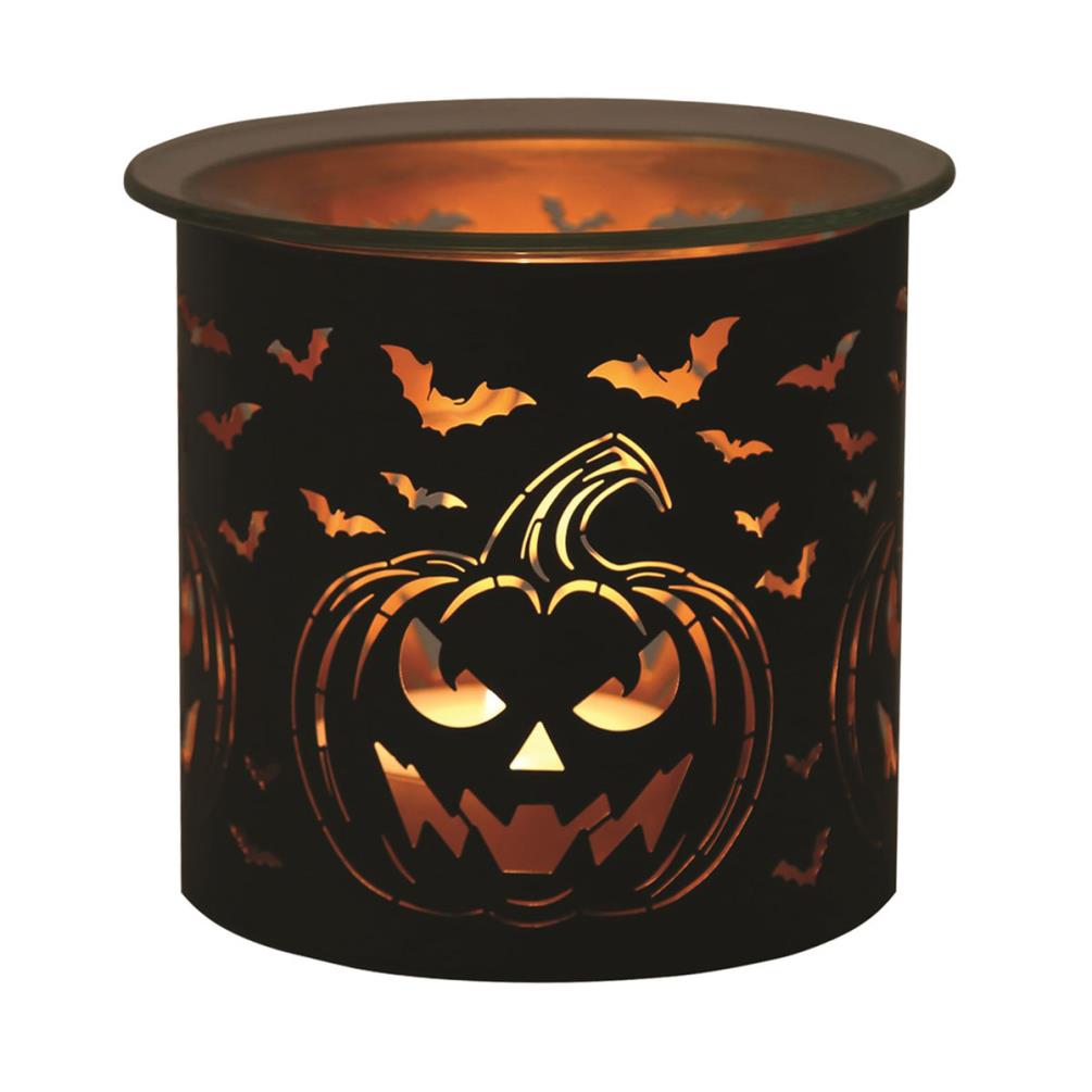 Aroma Black & Gold Pumpkin Jar Sleeve & Wax Melt Warmer £6.29